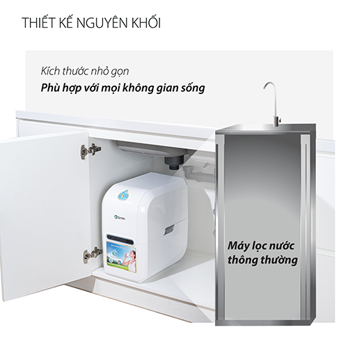 Máy lọc nước A. O. Smith Vita Plus giữ nguyên khoáng - Hàng chính hãng