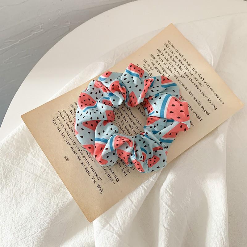 Cột Tóc Vải Scrunchies - Dây Buộc Tóc Scrunchies Dưa hấu Cute_BT11