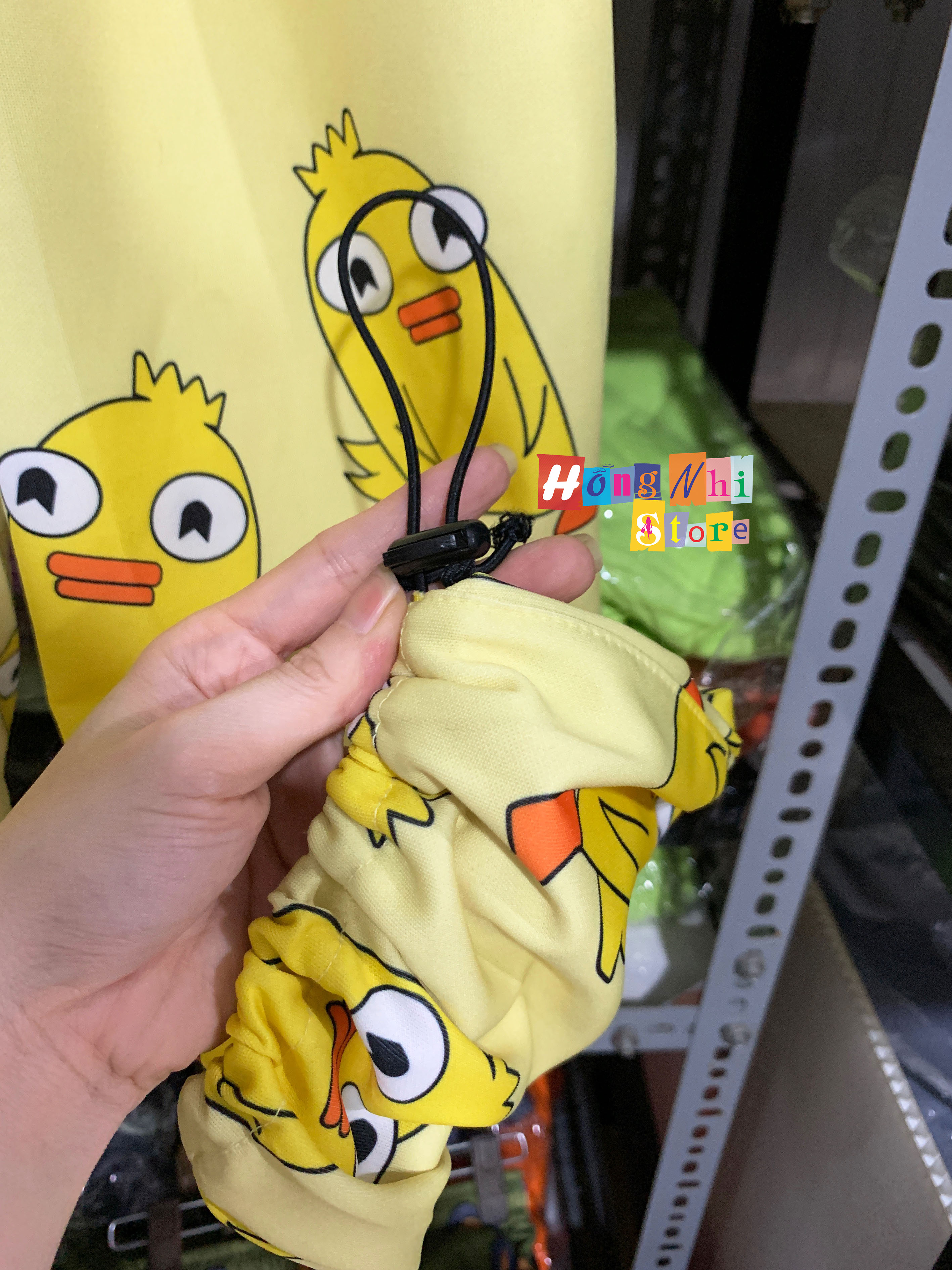 Quần Hoạt Hình Dài Dây Rút Lai Vịt Vàng Cartoon Pant Oversize Ulzzang Unisex - MM
