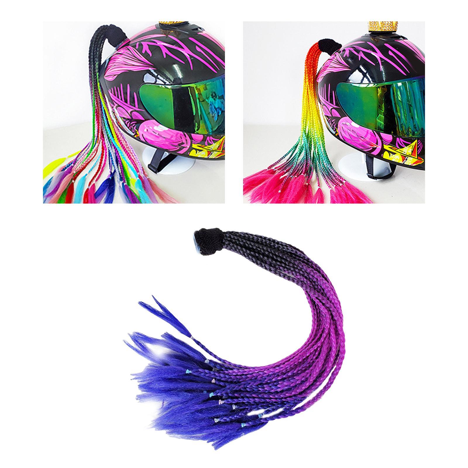 Motorcycle  Braids Ponytail 55cm-60cm Punk Fits for