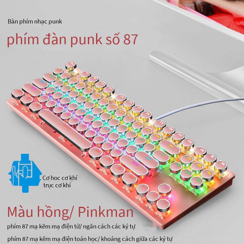 Đặc Biệt 87 Phím Thật Cơ Xanh Trục Có Dây Trò Chơi Văn Phòng Máy Tính Bàn Phím Cơ Bàn Phím