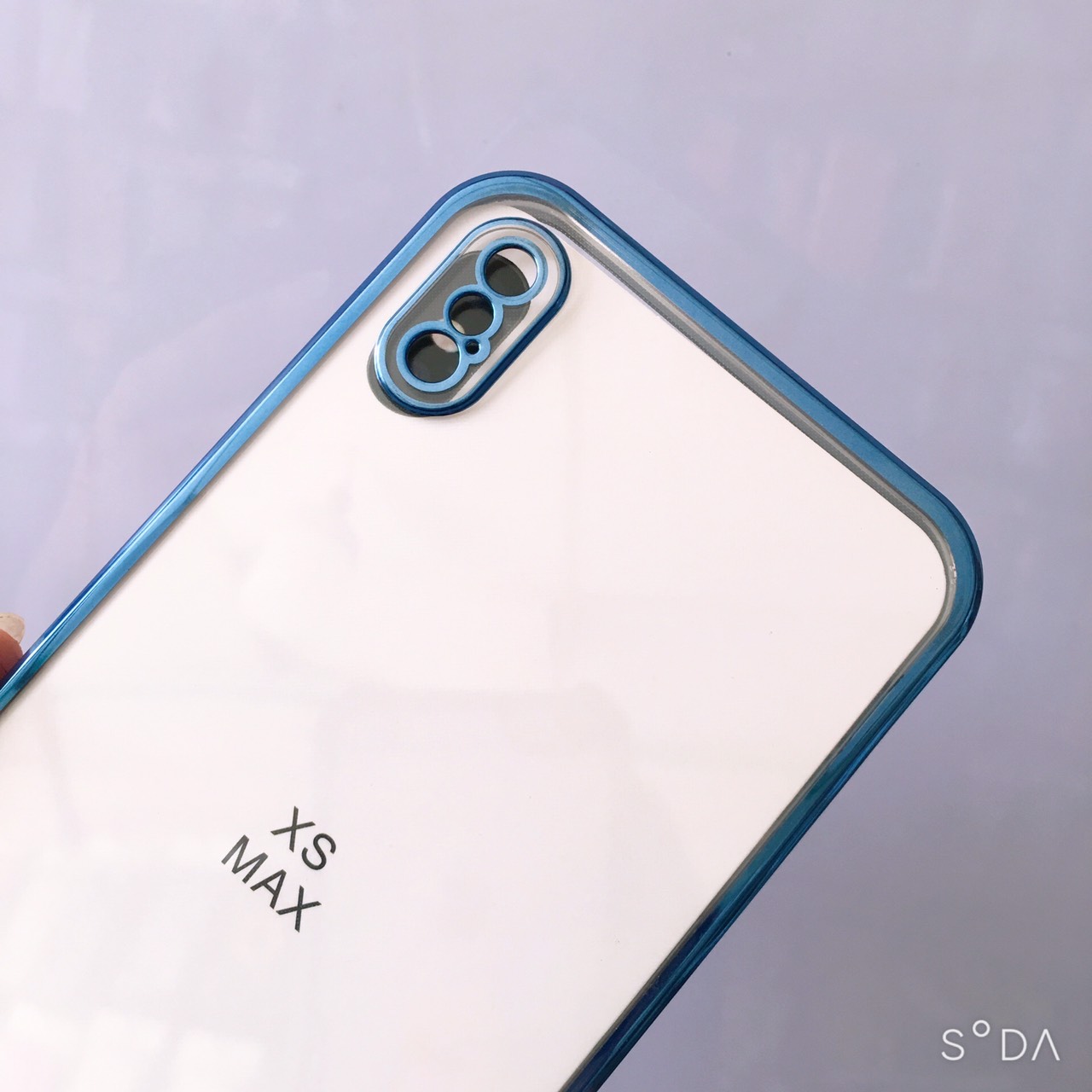 Ốp viền màu lưng trong cạnh vuông dành cho iPhone Xs Max chính hãng KST