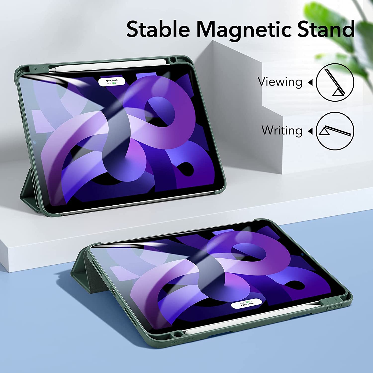 Bao da dành cho iPad Air 5 2022 10.9 Inch ESR Rebound Pencil Case - Hàng Chính Hãng