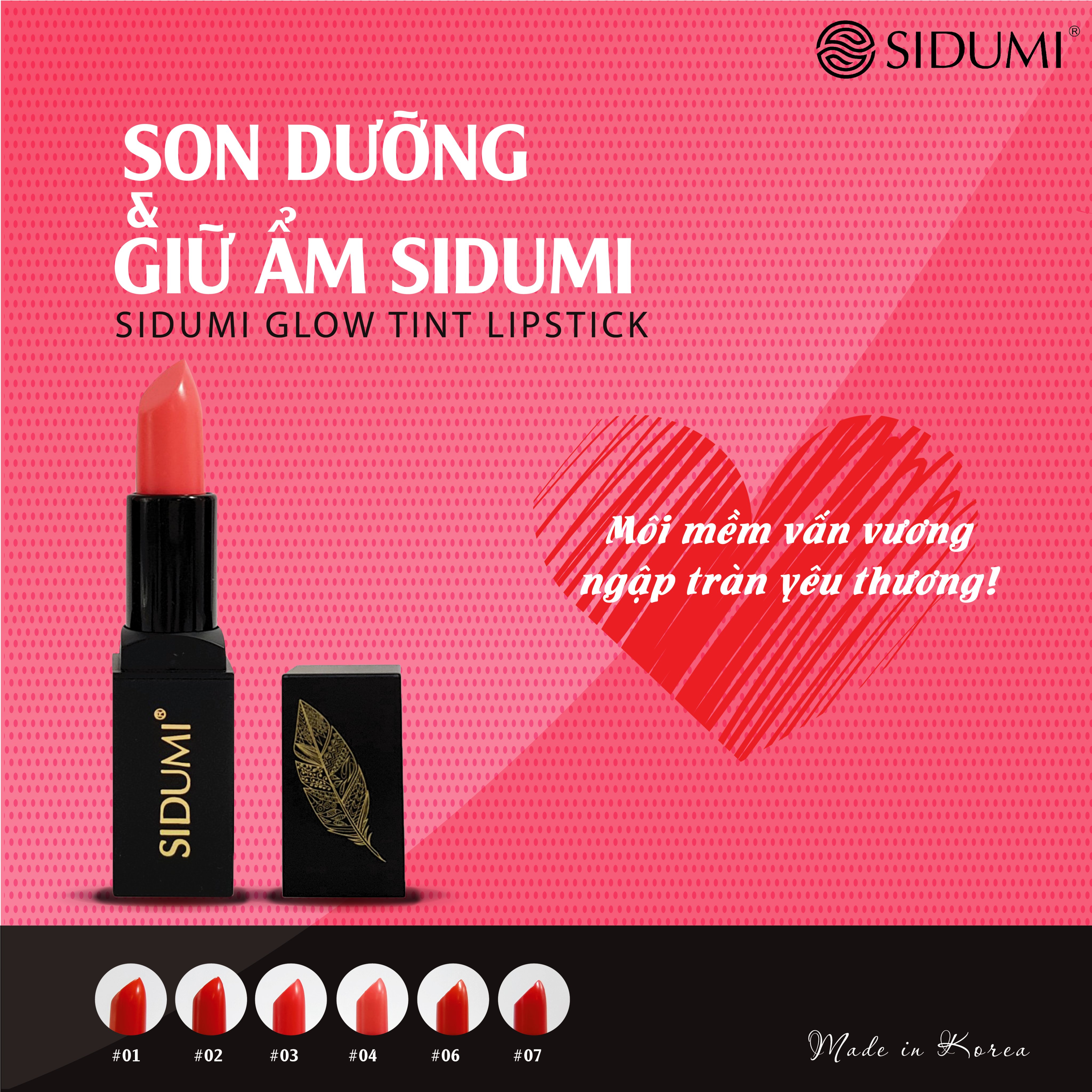 Son Dưỡng Và Giữ Ẩm Sidumi - SDM 612