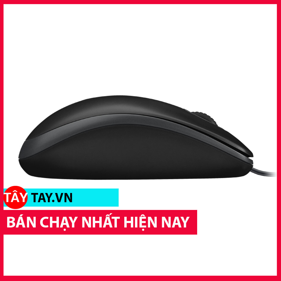 Chuột Có Dây Logitech B100 - Hàng Chính Hãng