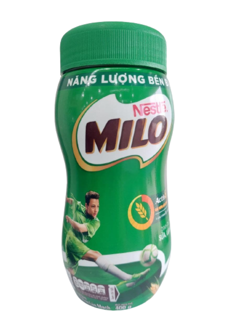 Sữa lúa mạch Nestlé MILO Nguyên chất 400g (hũ nhựa) - Giao mẫu ngẫu nhiên