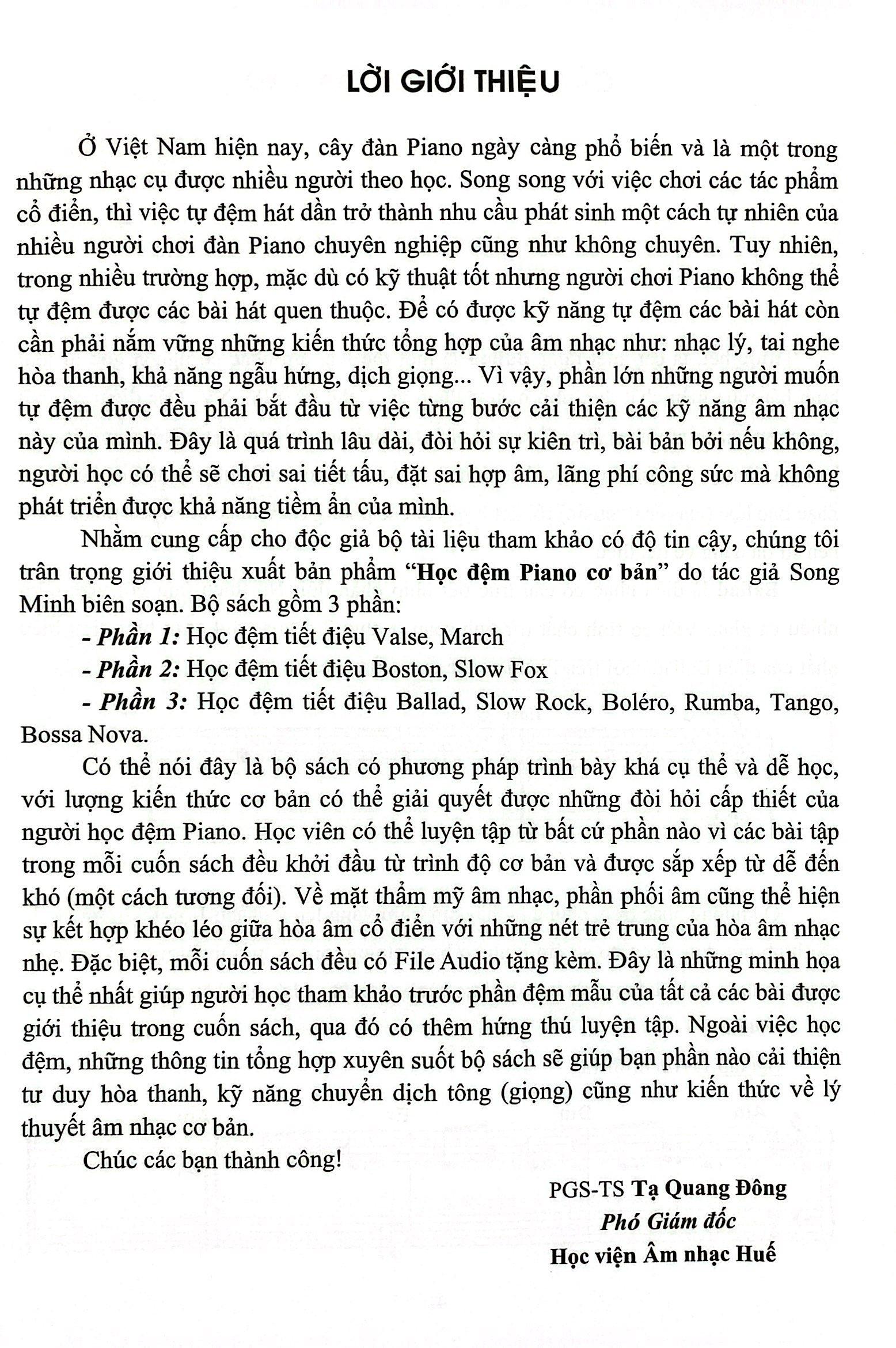 Sách Học Đệm Piano Cơ Bản 3 (Tái Bản 2020)