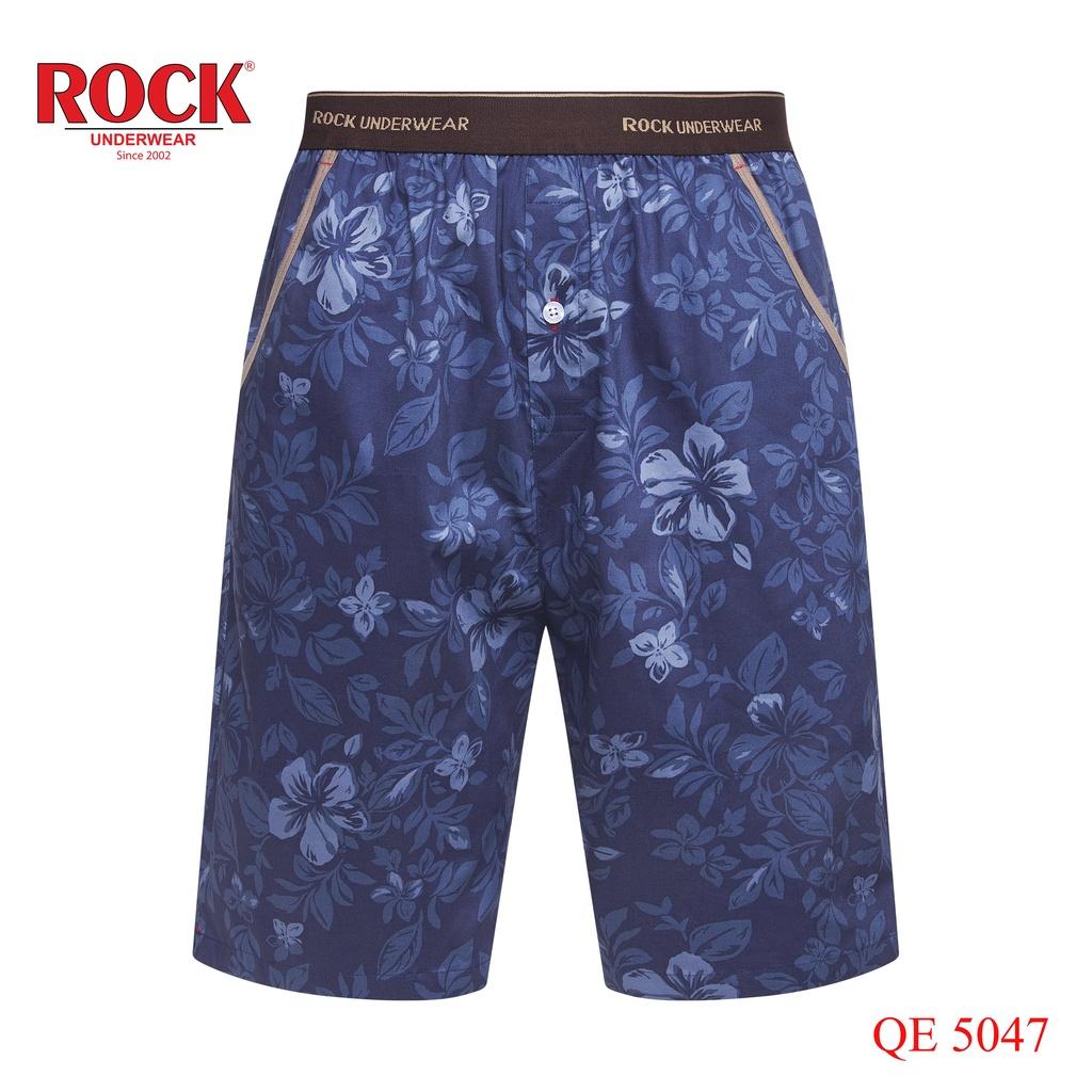 Combo 2 áo thun không đường may vải rip cotton 100% ROCK 5076 + 1 quần Short nam 5047 mạnh mẽ cá tính mặc nhà, tập gym