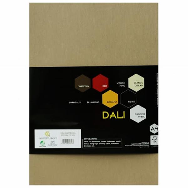 Giấy Bìa Màu Dali 200gsm - Lanvi Paper - Màu Corteccia (10 Tờ)