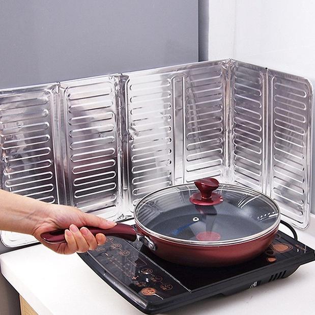 TẤM CHẮN DẦU MỠTẤM CHẮN BẾP GA BẰNG HỢP KIM NHÔM CHẮN DẦU MỠ CHẮN GIÓ BẾP GA ĐA NĂNG