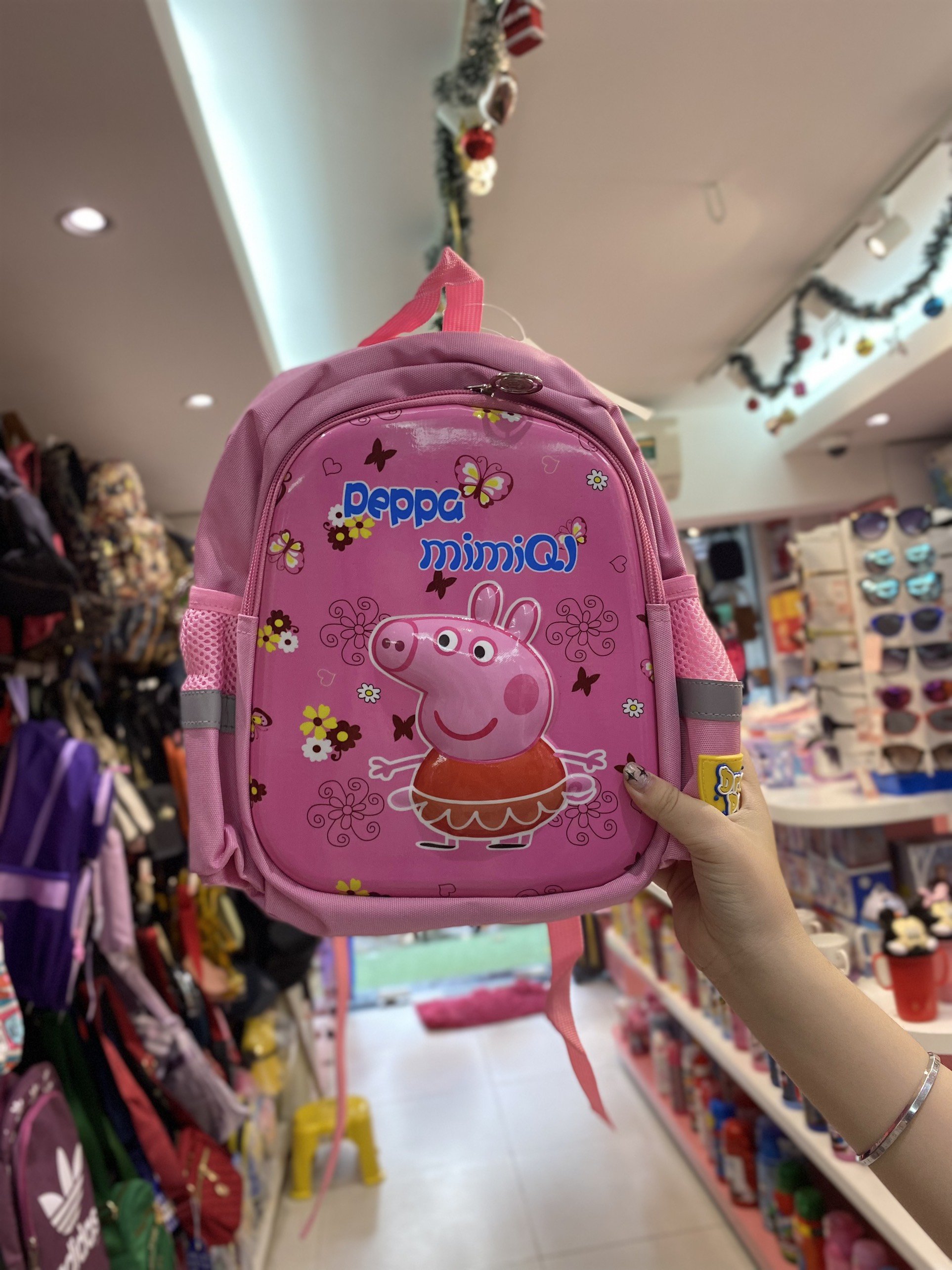 Balo 10* dù xịn heo Pepa dành cho bé
