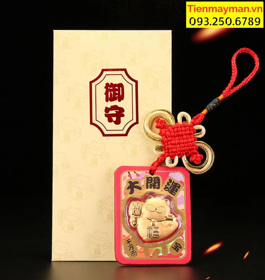 LOT 10 Bao Lì Xì Mạ Vàng Dây Treo Mèo Thần Tài Đại Cát Đại Lợi, Quà Tặng Tết 2023 PASA COLLECTION