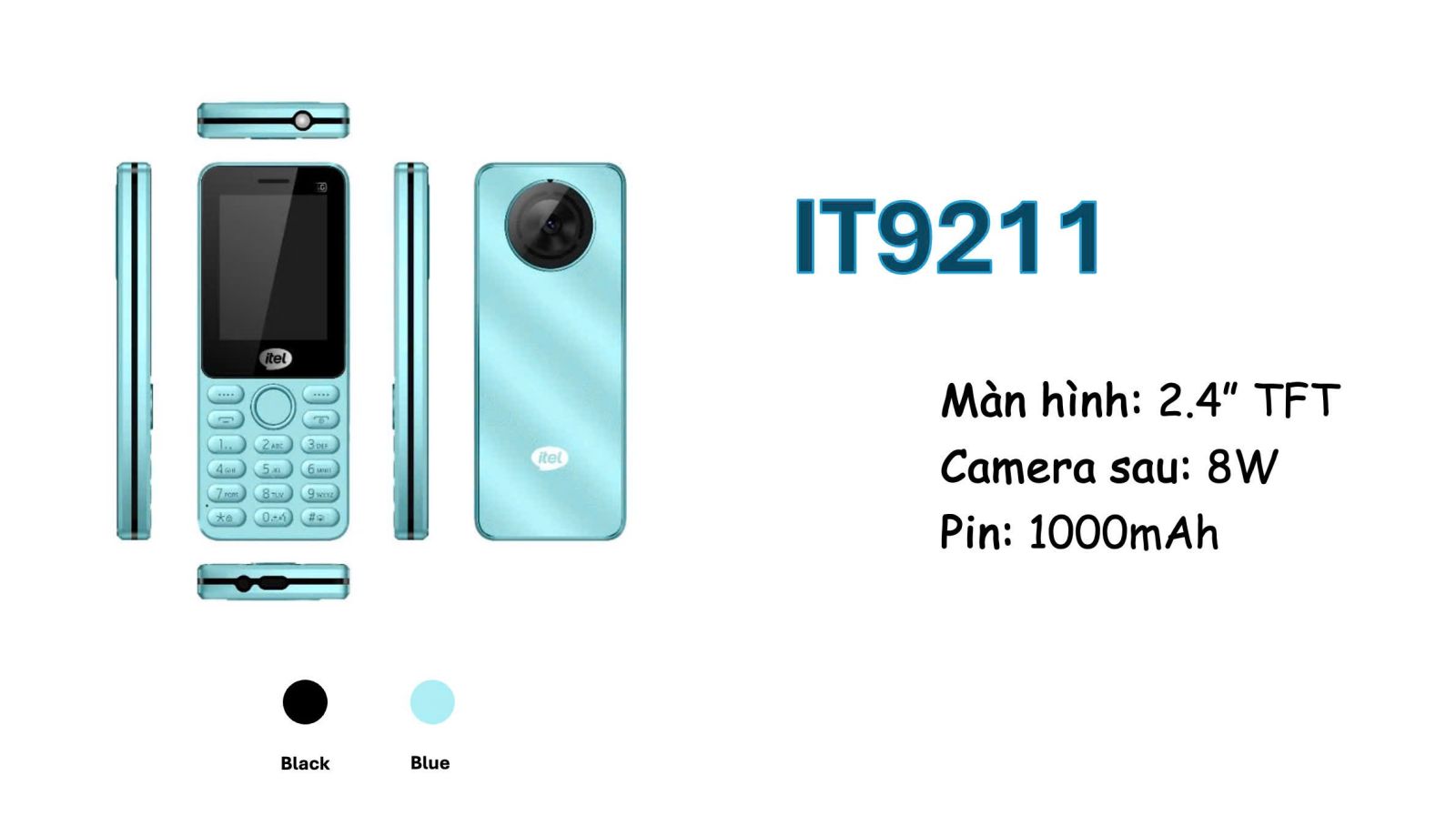 Điện thoại Itel it9211 - Hàng Chính Hãng