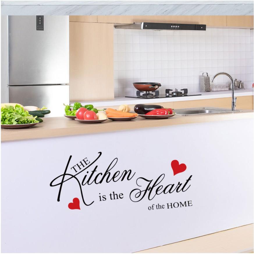 Decal trang trí tường - Chữ Tiếng Anh The Kitchen