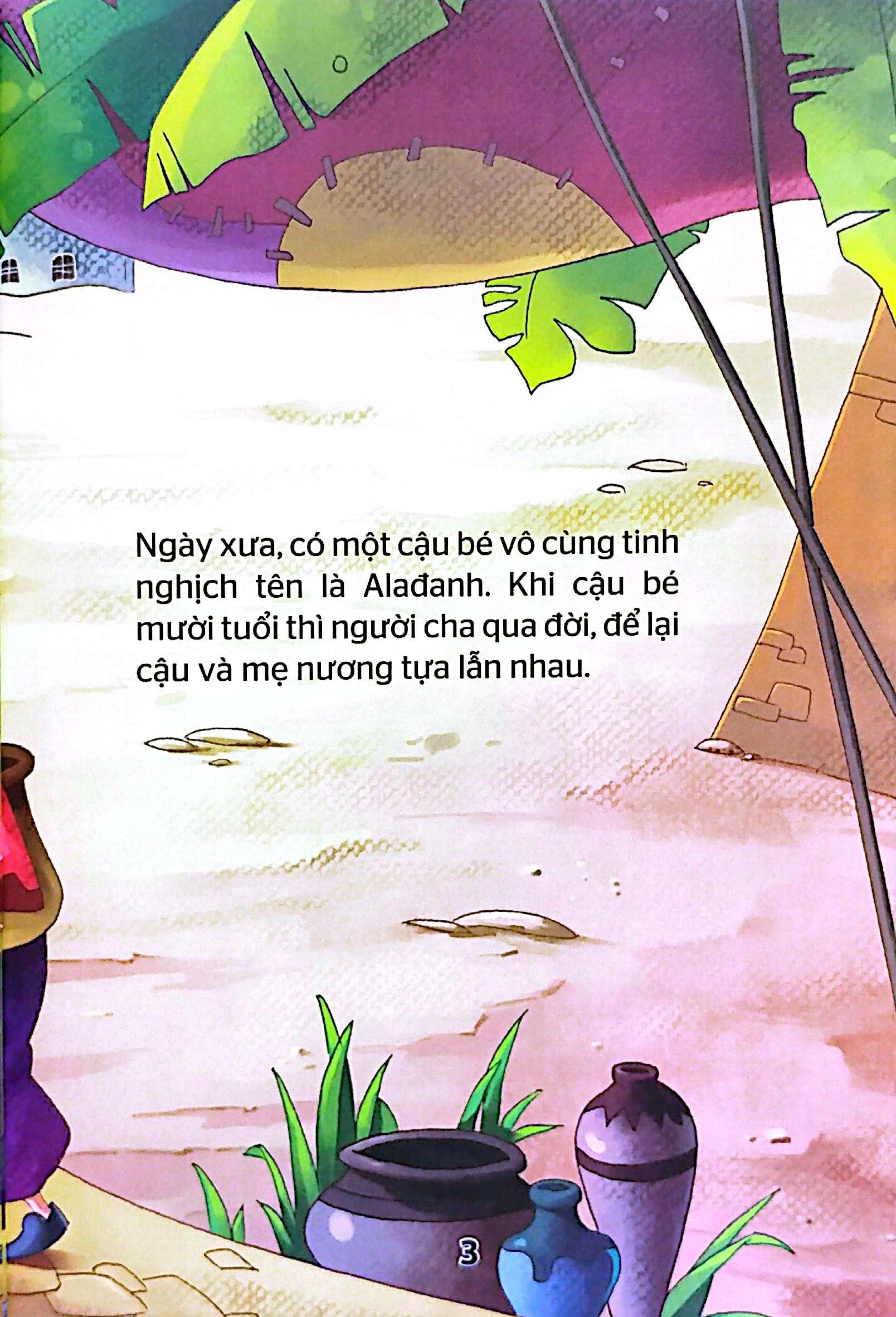 Sách - Truyện Cổ Tích Kinh Điển Thế Giới Hay Nhất - Alađanh Và Cây Đèn Thần