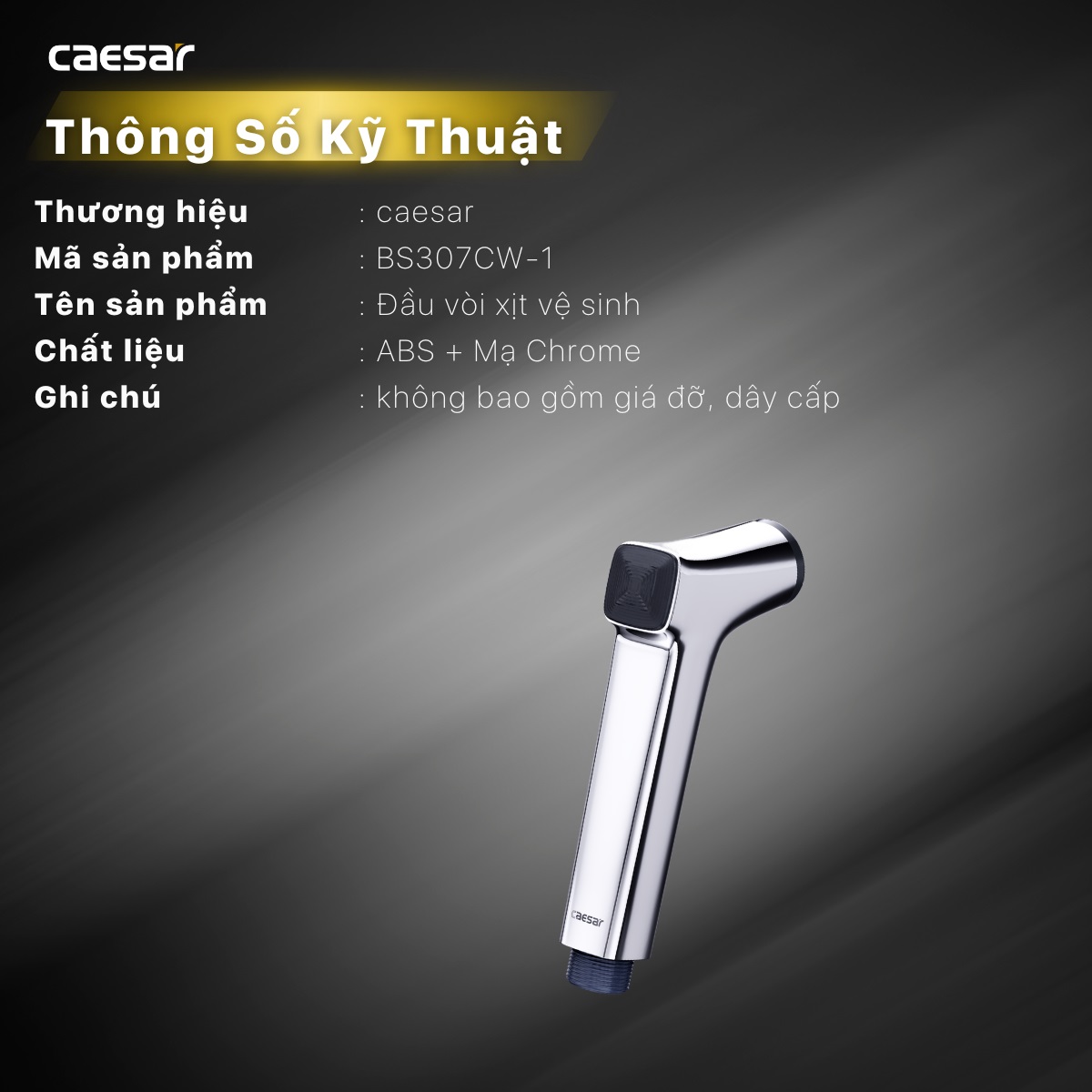 Đầu vòi xịt vệ sinh - BS307CW -1