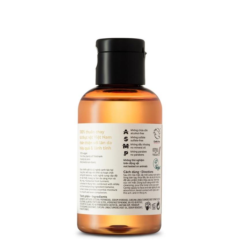 Nước nghệ Hưng Yên Cocoon, nước toner làm sáng da và cấp ẩm 140ml - LS030 - The Cocoon Original Vietnam