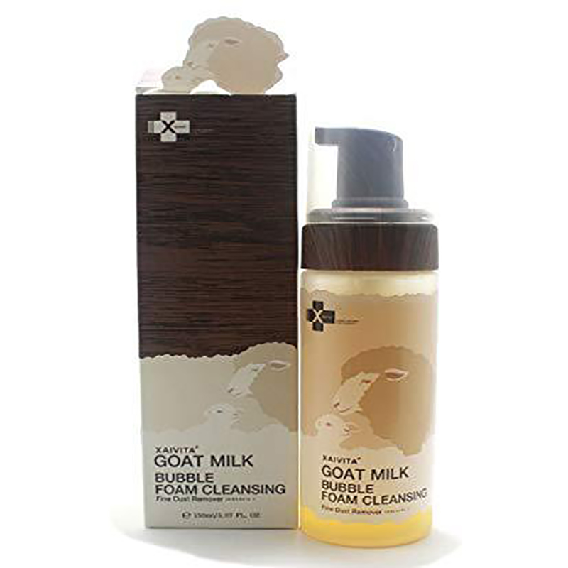 Sữa rửa mặt chiết xuất từ sữa dê dạng bọt XAIVITA GOAT MILK BUBBLE FOAM CLEANSING