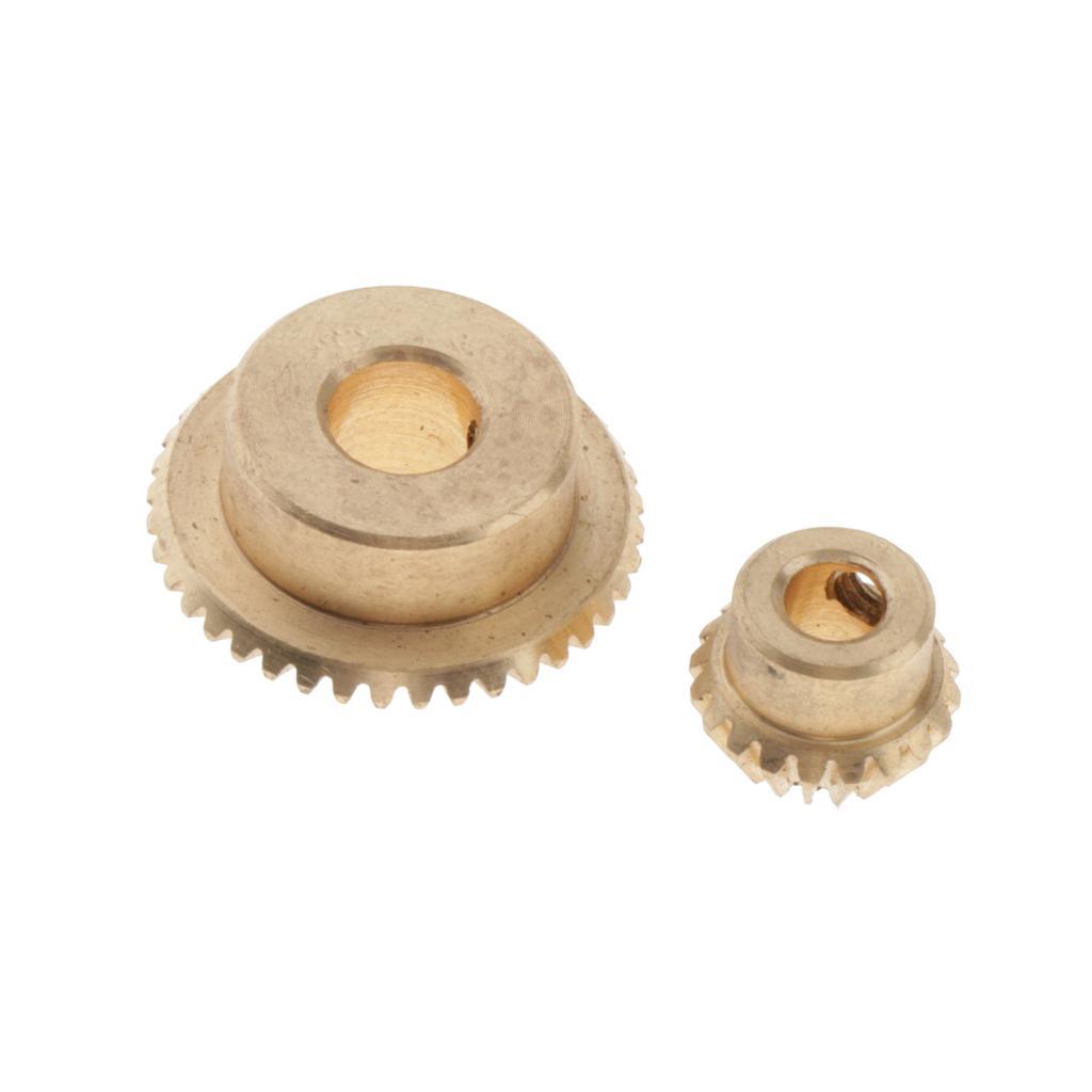 3-5pack 0.5 Modulus Brass Bevel Gear 20 40Tooth 4 6mm Diameter Inner Hole