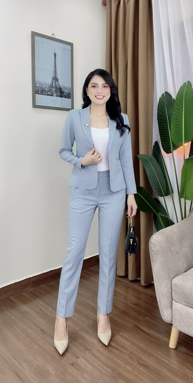 bộ áo Vest nữ  quần dài công sở