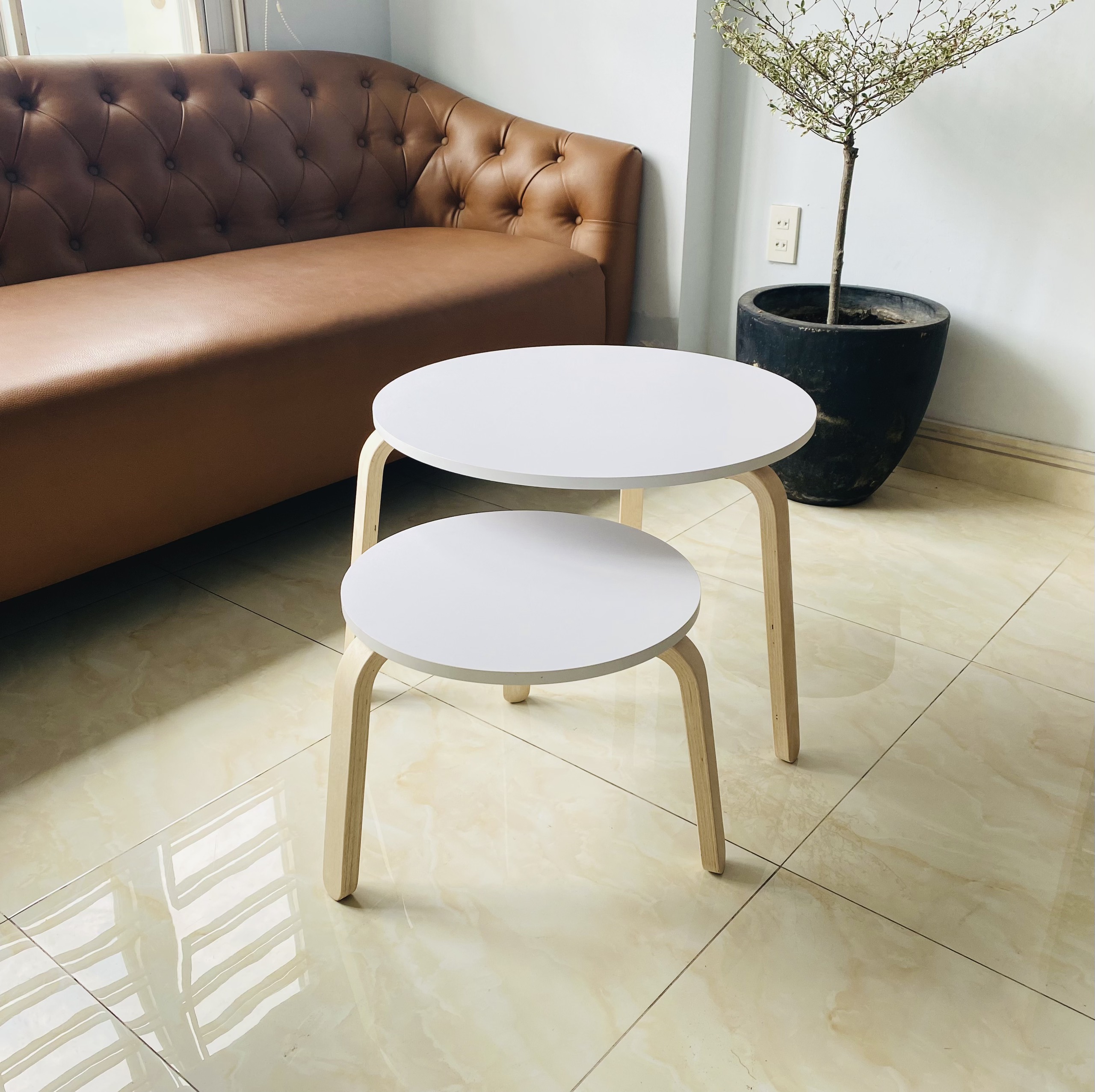 Bàn Sofa, Bàn trà đẹp, Bàn Ngồi Bệt - Plyconcept ToMa Table - Mặt bàn MDF dày 15 mm