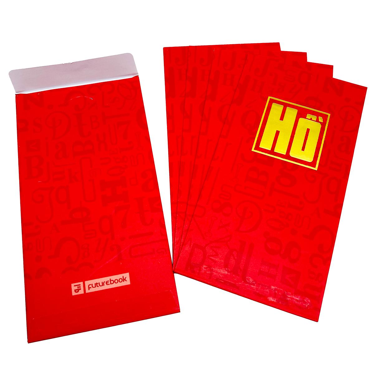 Bộ 5 Bao Lì Xì Tết Bính Ngọ 2026 - Futurebook L389 - Họ Hồ