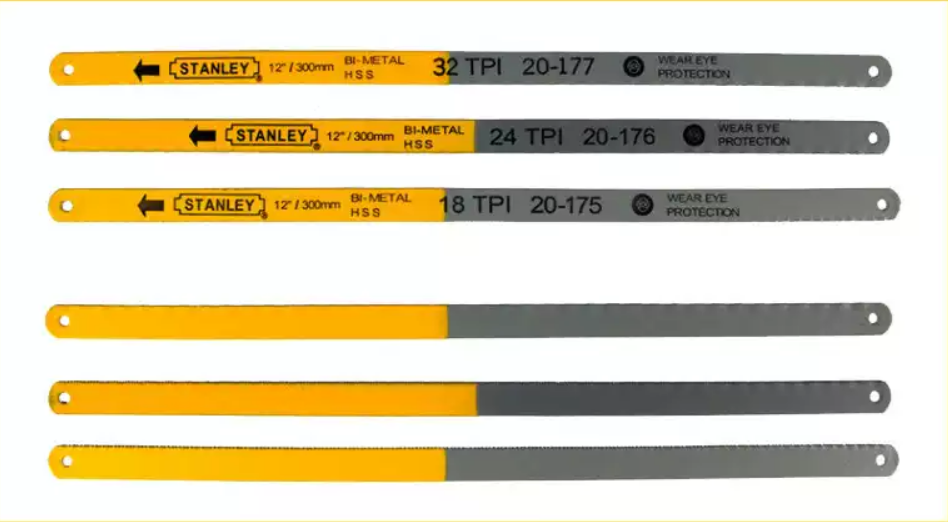 LƯỠI CƯA THẲNG BI-METAL 12&quot;-300MM SIZE 18T , 24T , 32T  (HỘP 100 LƯỠI) STANLEY 20-175 , 20-176 , 20-177 - HÀNG CHÍNH HÃNG