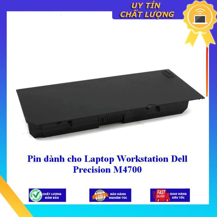 Pin dùng cho Laptop Workstation Dell Precision M4700 - Hàng Nhập Khẩu New Seal