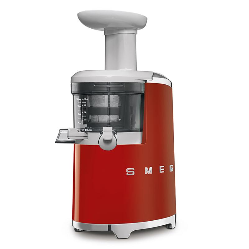 Máy Ép Chậm Smeg, Máy Ép Trái Cây Chậm, Công Suất 150W, 2 Lưới Lọc, Nhập Đức, Slow Juicer Smeg, Nhập Đức,s BH 12 Tháng - Cream