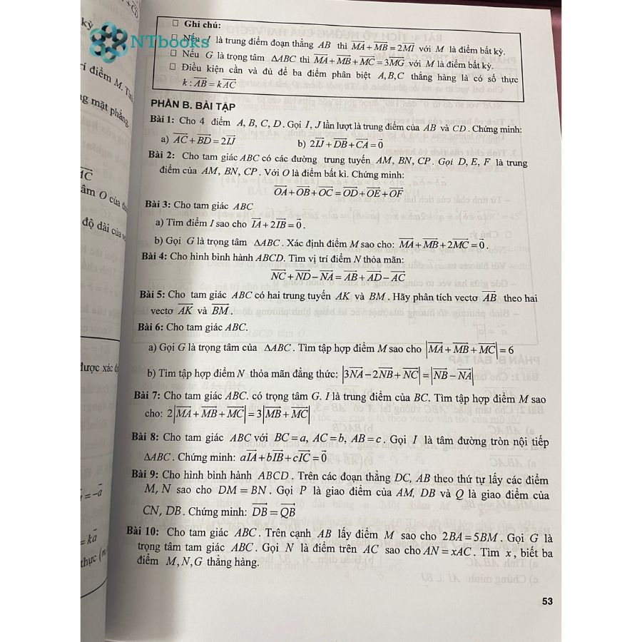 Sách 500 bài tập cơ bản và nâng cao toán 10