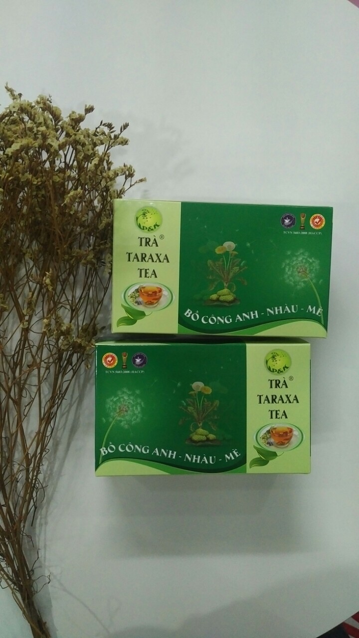 combo Trà Taraxa TEA loại lớn chính hãng (Bồ công anh nhàu mè, 2 Hộp, hỗ trợ xương khớp thải độc cơ thể)