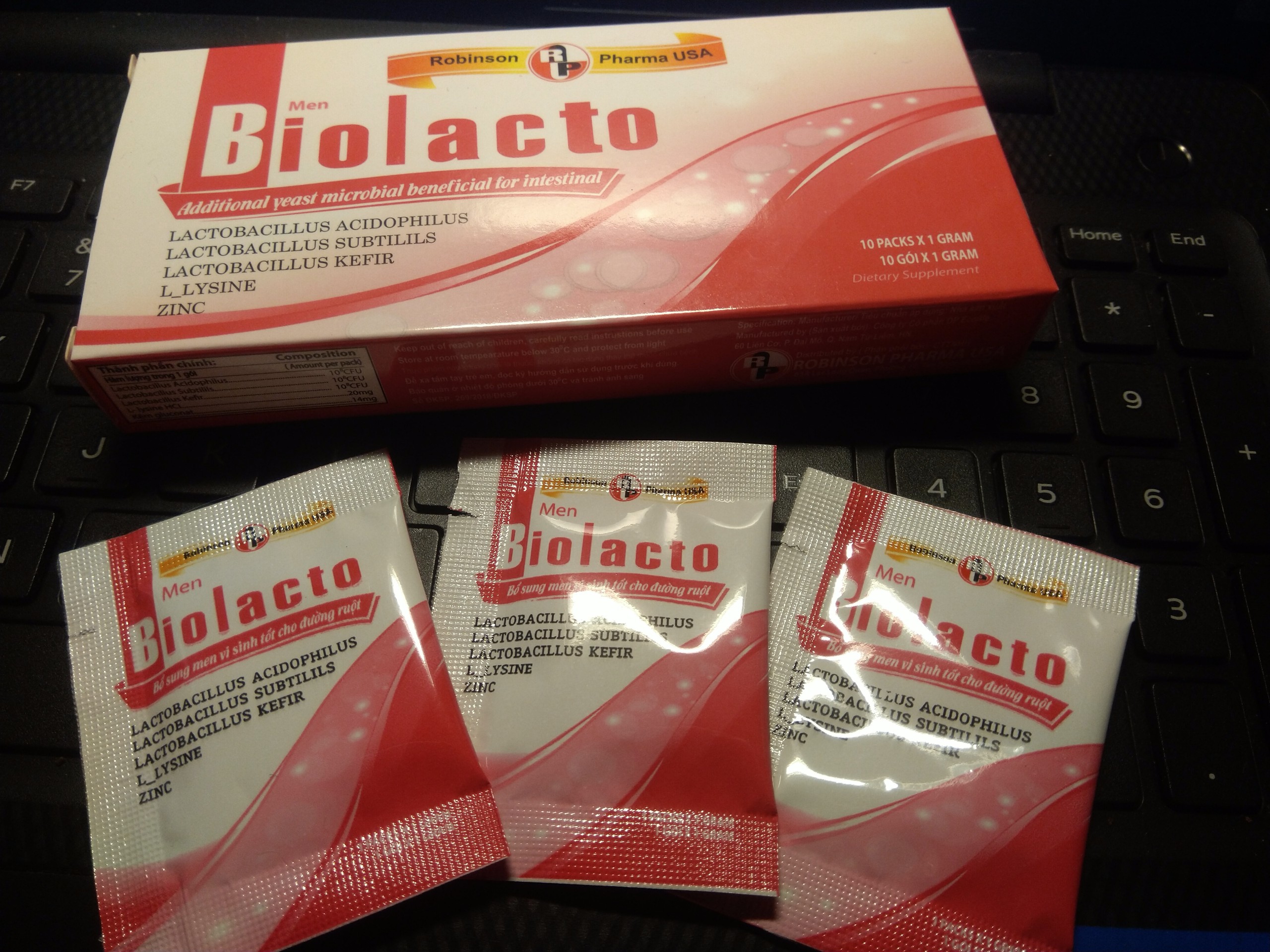TPCN- Robinson Pharma USA- Biolacto - Men bổ sung vi khuẩn có lợi, tăng cường tiêu hóa