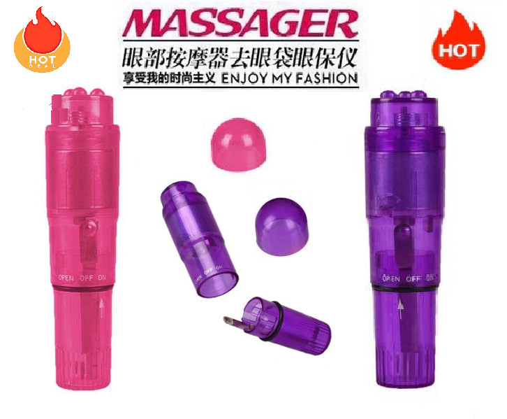 Combo 02 Máy Massage Rung Mini Cầm Tay Rung Siêu Mạnh Siêu Hot [Tặng Kèm 3 Đầu Massage Rung Tăng Năng Lượng Cơ Thể]
