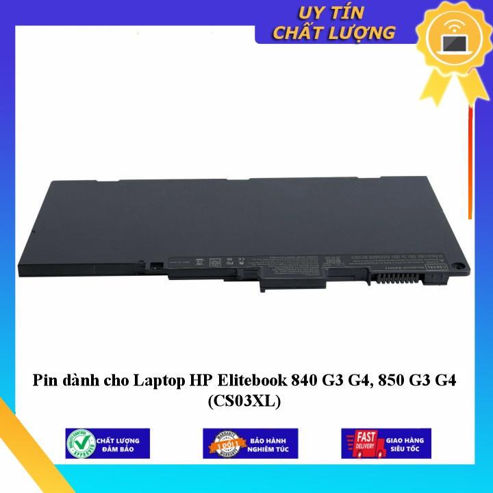 Pin dùng cho Laptop HP Elitebook 840 G3 G4, 850 G3 G4 (CS03XL) - Hàng chính hãng  MIBAT1393