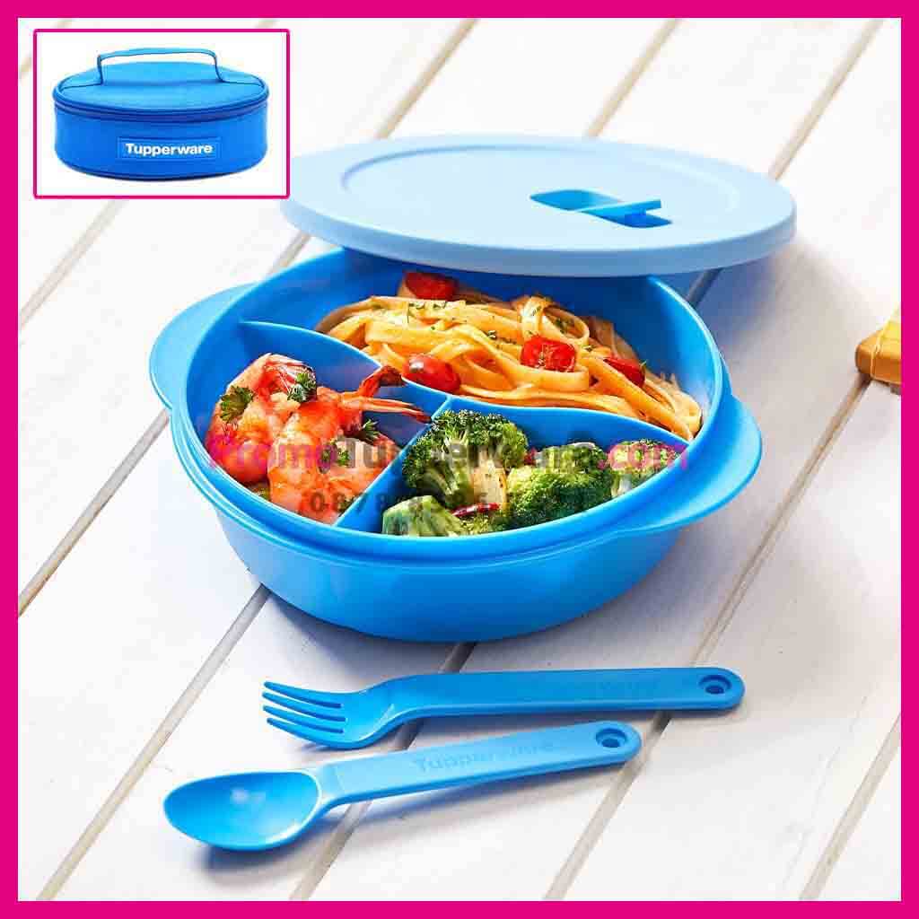 Bộ hộp cơm lò vi sóng Crystalwave Lunch Set Tupperware chính hãng