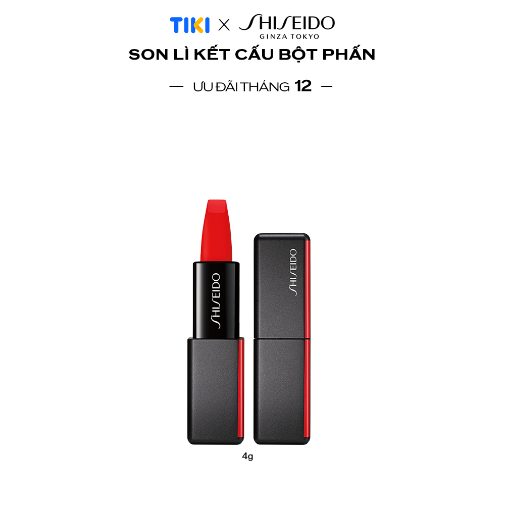 Son Lì Kết Cấu Bột Phấn Shiseido Modernmatte Powder Lipstick 14786 - 510 Night Life 4G