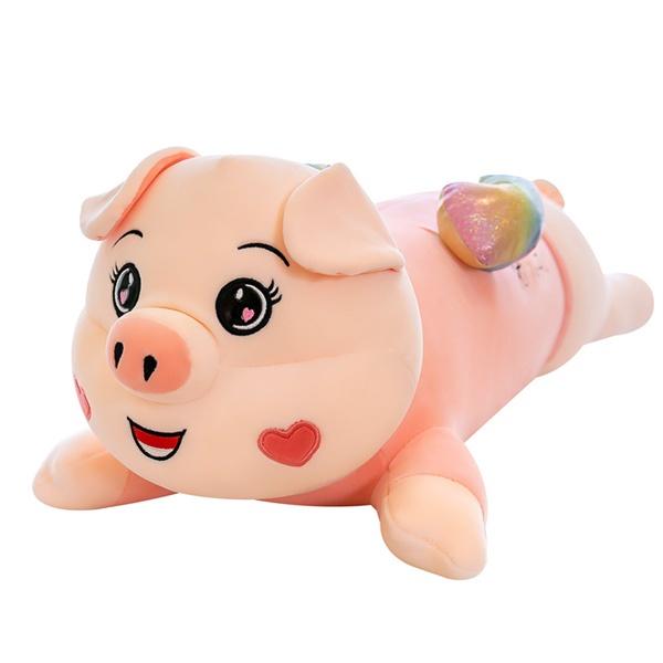 Gối ôm Heo má tim chất miniso mềm mịn - hàng xuất - đủ size - hình thực tế
