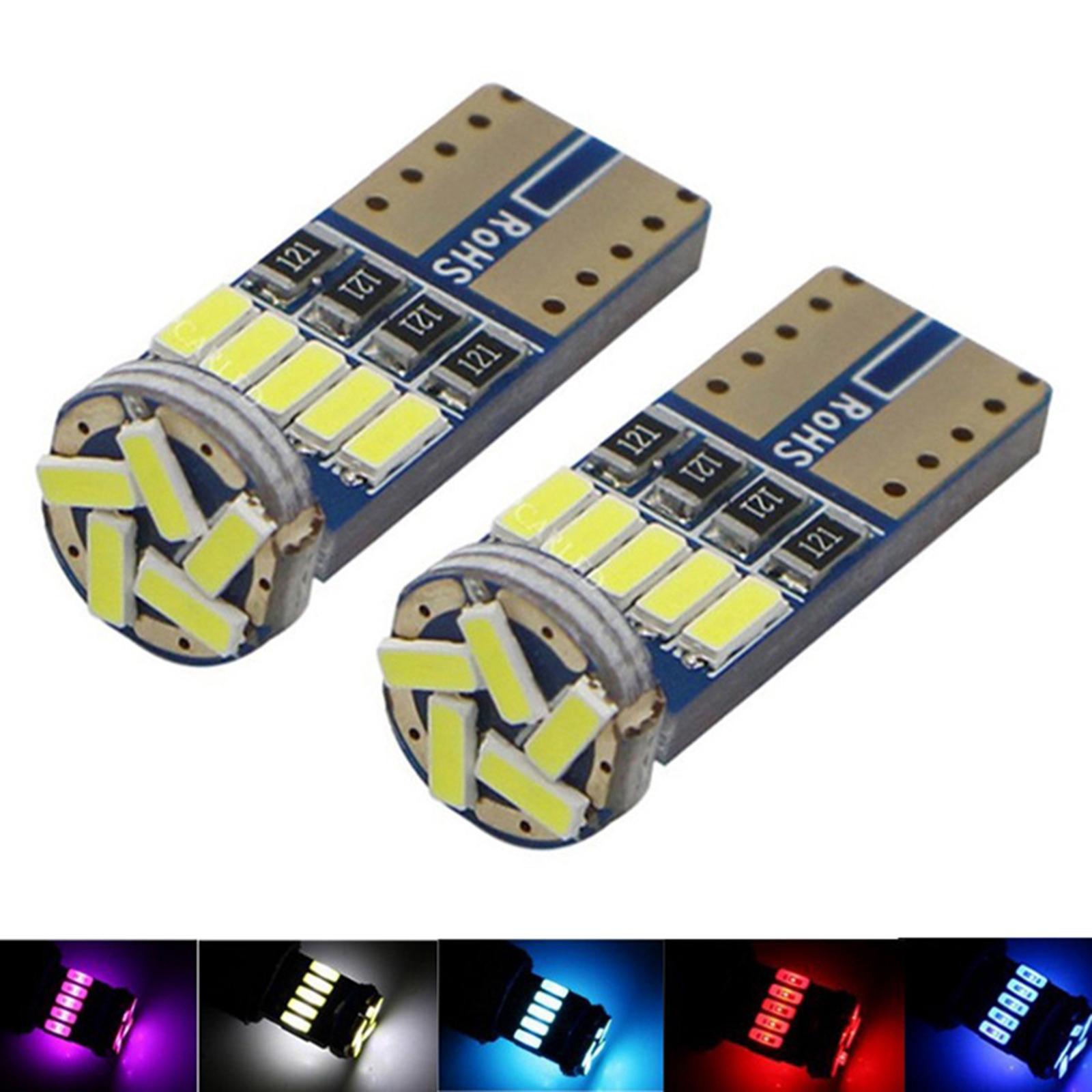 10x Car Interior Dome Light Bulbs LED Low Power Consumption Easy to Install
