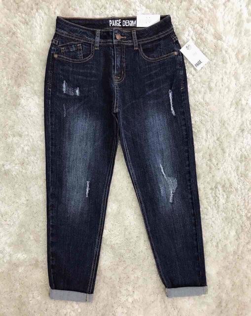 Jean baggy xước
