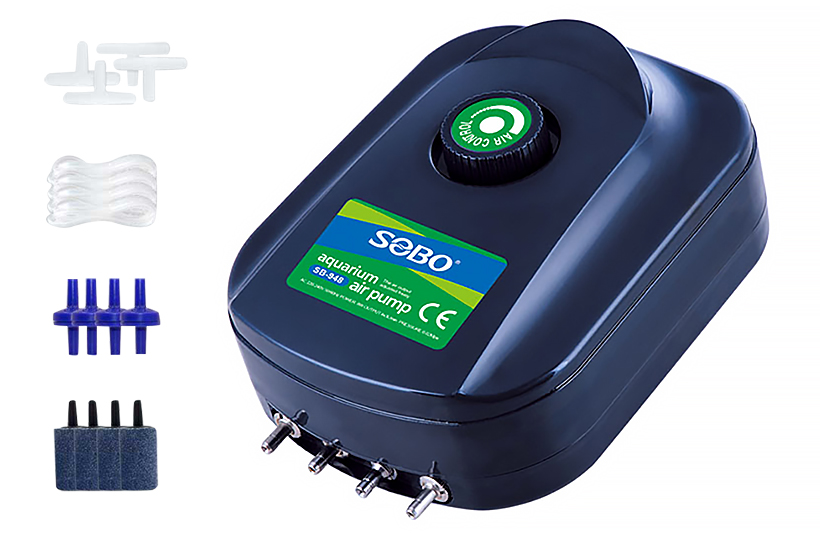 Máy sủi oxy SB-988 hỗ trợ 4 vòi DÀNH CHO HỒ CÁ