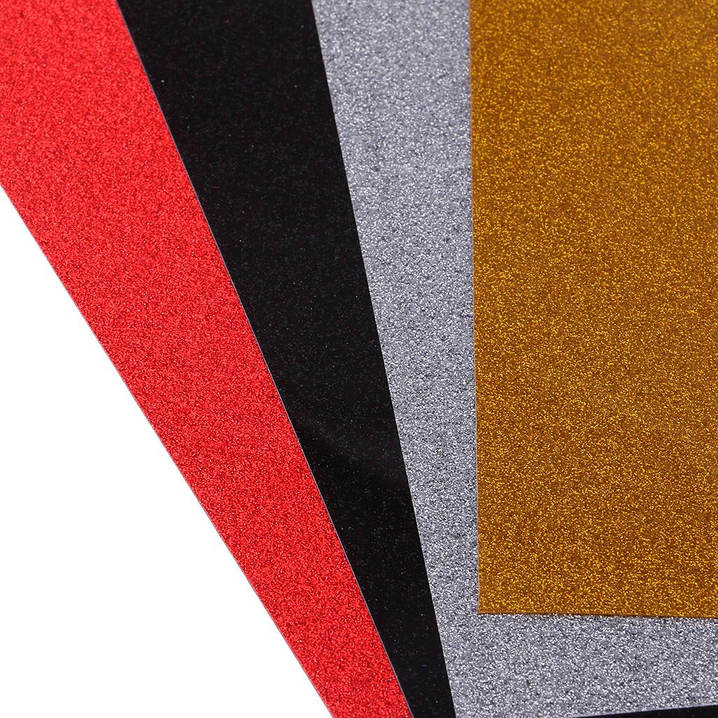 4 Colors Heat Transfer Vinyl Film Adhesive Vinyl Sheet Clothes Decor Black