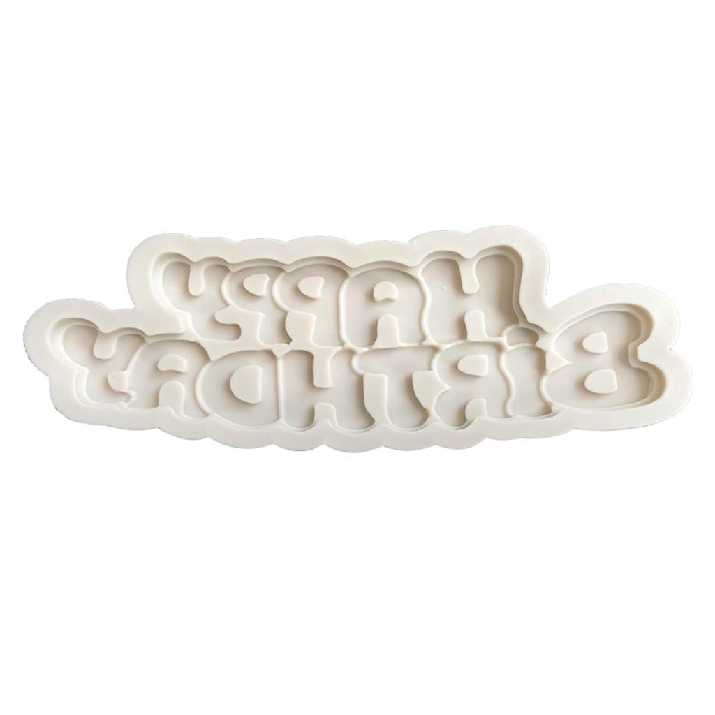 Birthday Model Silicon Mold Fondant Cake Decorating Tools Baking Mould DIY Craft For Party Decorations Birthday Gifts
