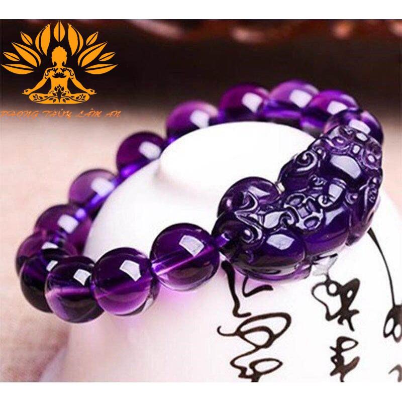 VÒNG TAY TỲ HƯU ĐÁ THIÊN NHIÊN ĐỦ MÀU TÌNH DUYÊN MAY MẮN TÀI LỘC TẶNG KÈM HỘP GẤM CAO CẤP TÌ HƯU