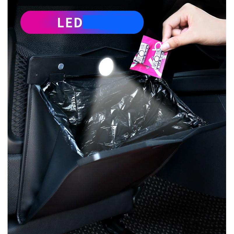 Túi đựng Rác Có đèn Led Cho Nội Thất ô Tô Cao Cấp