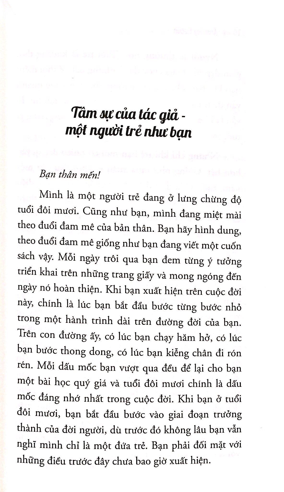 Sống Cho Tuổi Đôi Mươi Duy Nhất