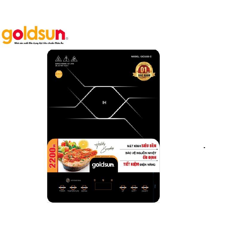 Bếp điện từ đơn Goldsun GIC3200-D - Hàng Chính Hãng