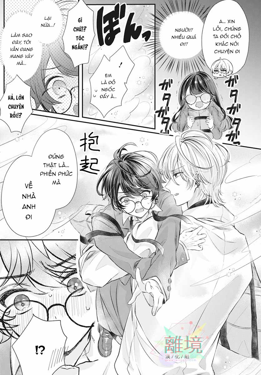 cô nàng đeo kính và đàn anh đẹp trai chapter 1.2 1