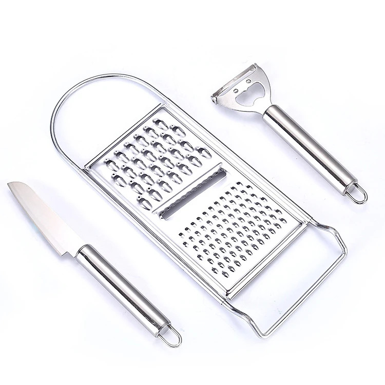 Bộ 3 Dụng Cụ Nhà Bếp Cắt , Gọt , Bào Củ Quả - Hàng chính hãng