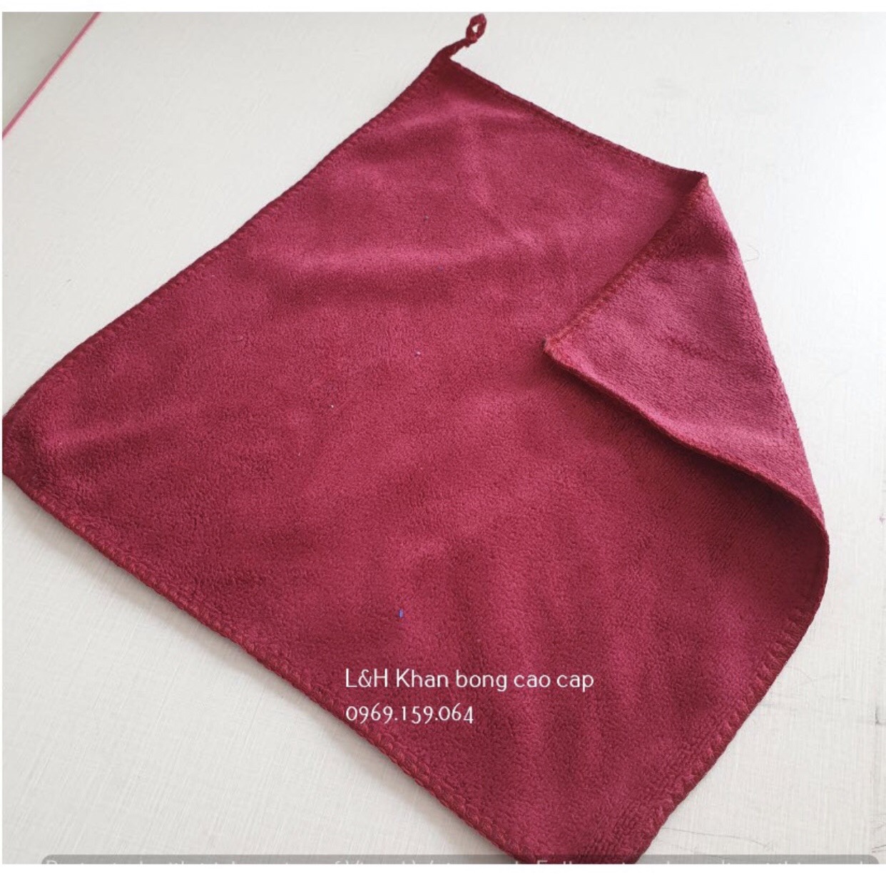 Khăn lau ô tô, lau bếp, khăn nail, KT 35 * 35cm