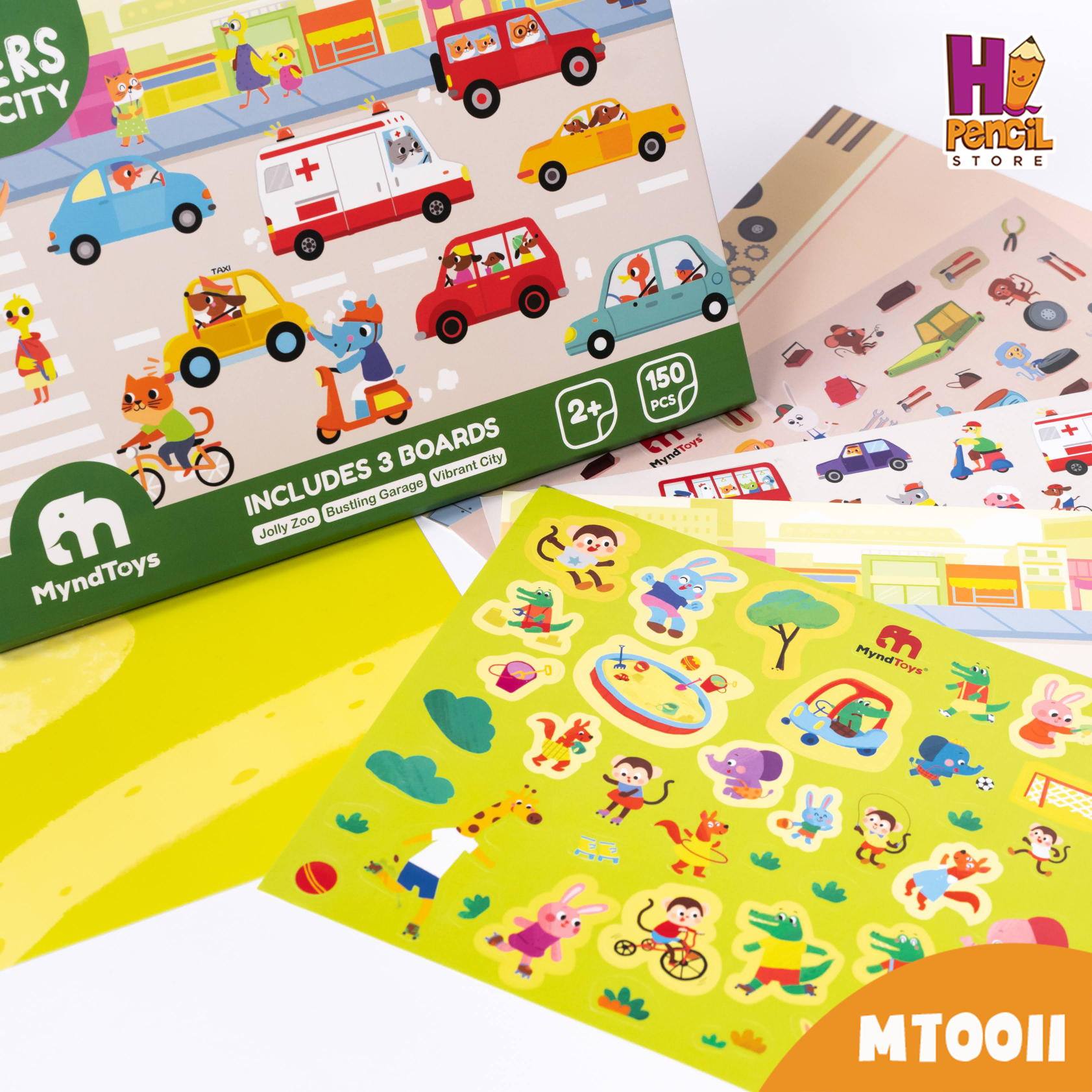 Sticker Dán MyndToys Chủ Đề Thành Phố Metro City